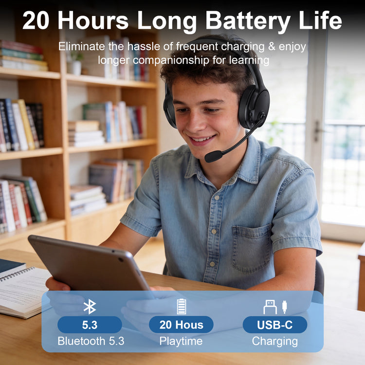 Nightwooolf Memory Learning Real-Time Echoic Headset for Reading Practice and Language Training